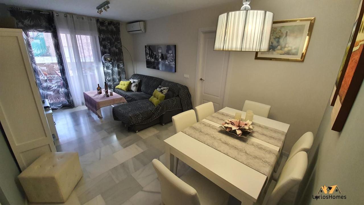 Lyrioshomes Beach Roquetas De Mar , Piscina Y Parque Infantil Bagian luar foto