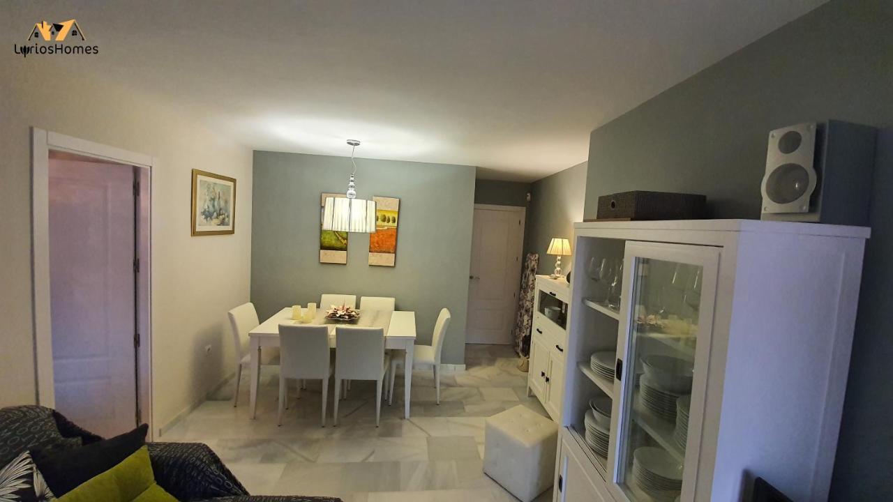 Lyrioshomes Beach Roquetas De Mar , Piscina Y Parque Infantil Bagian luar foto